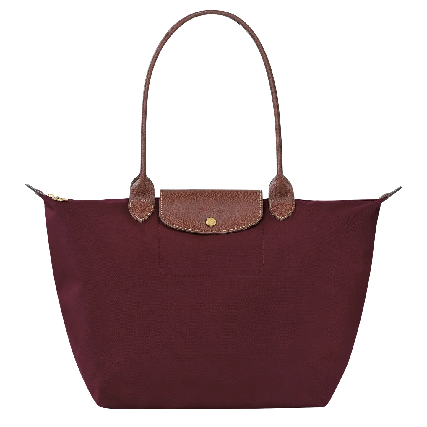 Large Pliage Tote, Burgundy