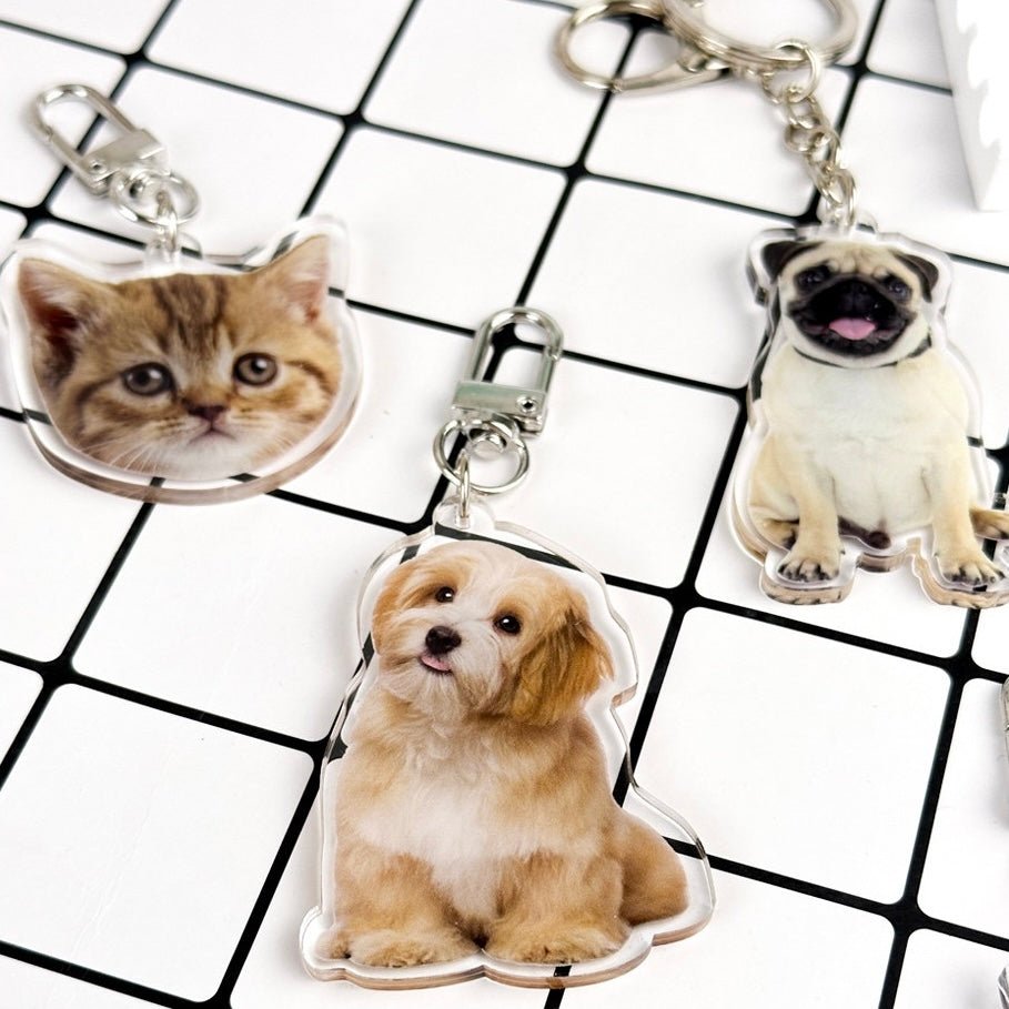 Personalized Pet Portrait Acrylic Keychain™