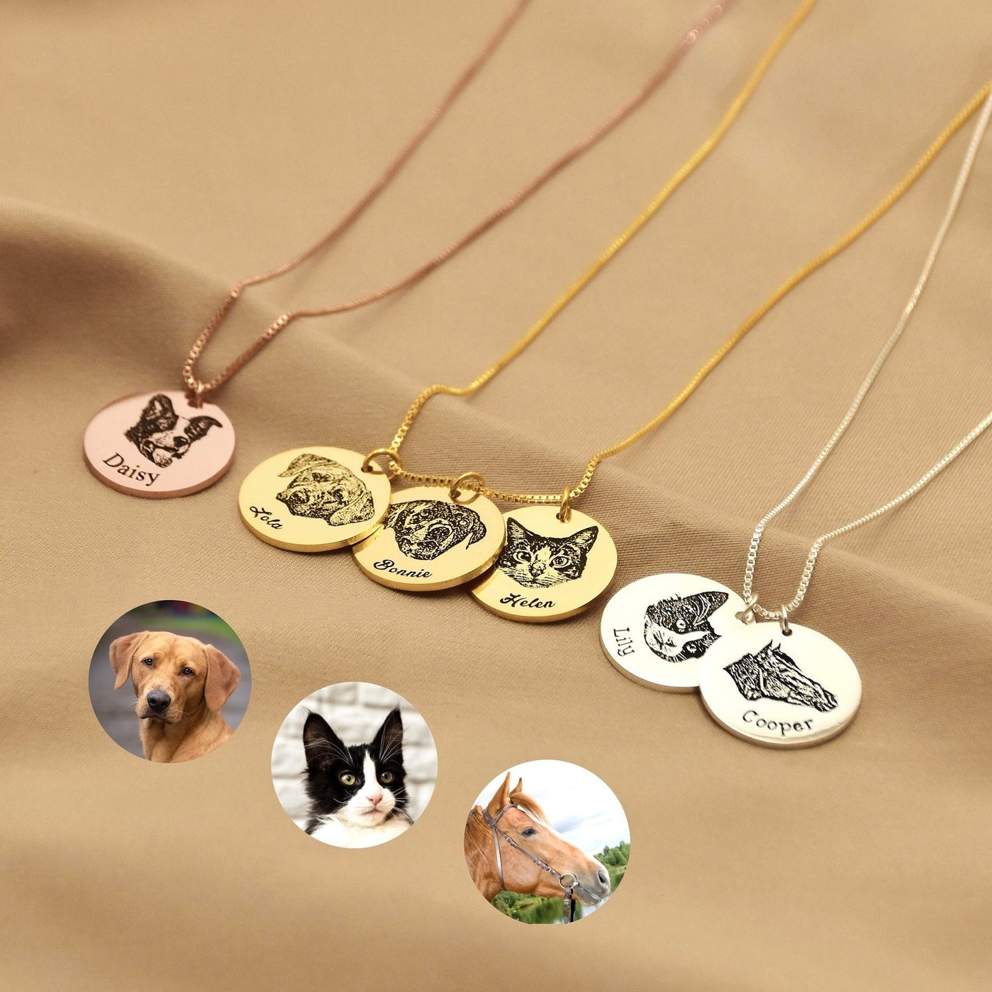 Personalized Pet Face Necklace
