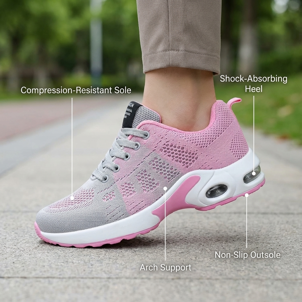 12-Hour Shift Shoes for All-Day Foot, Knee & Back Pain Relief