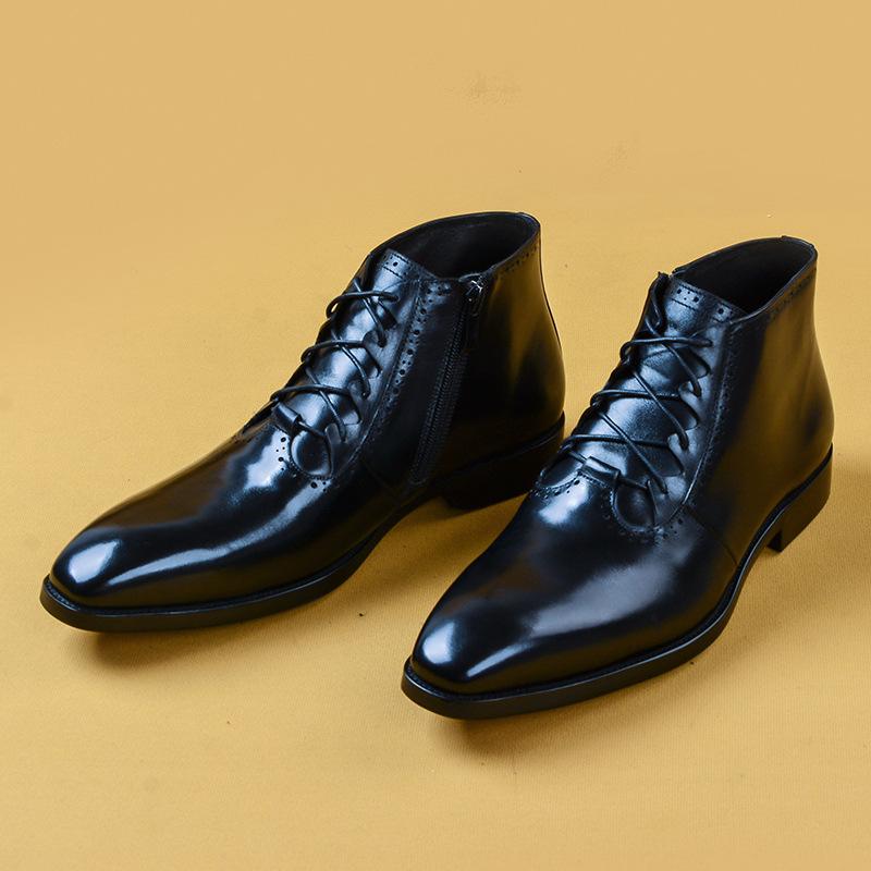 Handmade leather boots