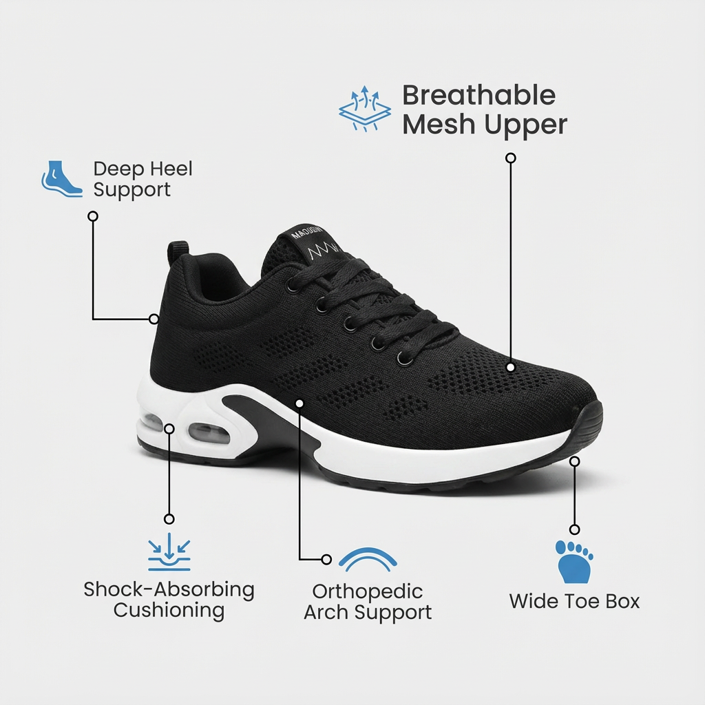 Heel & Plantar Fasciitis Pain-Relief Shoes
