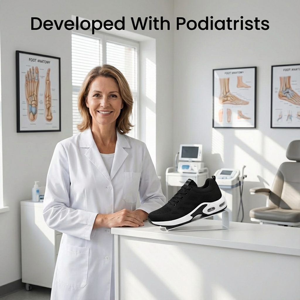 12-Hour Shift Shoes for Heel & Plantar Fasciitis Relief (Unisex)