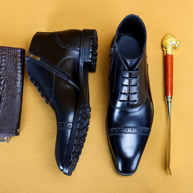 Handmade leather boots