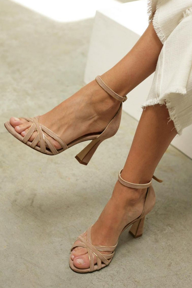 Elviera - Classy Open Toe Heel