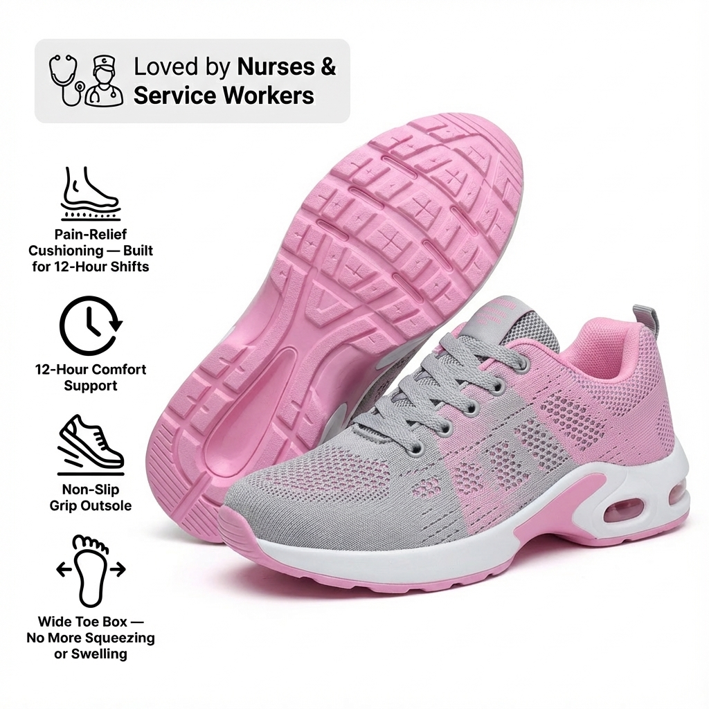 Heel & Plantar Fasciitis Pain-Relief Shoes