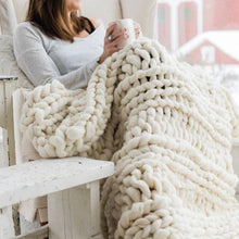 Handmade Chunky Blanket - Silva | Luxury Living Blanket