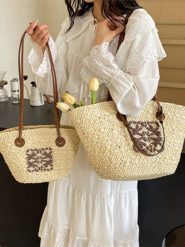 Capri | Straw Beach Bag