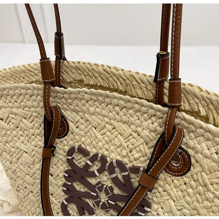 Capri | Straw Beach Bag