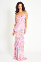 Rialto Floral Chiffon Maxi Dress
