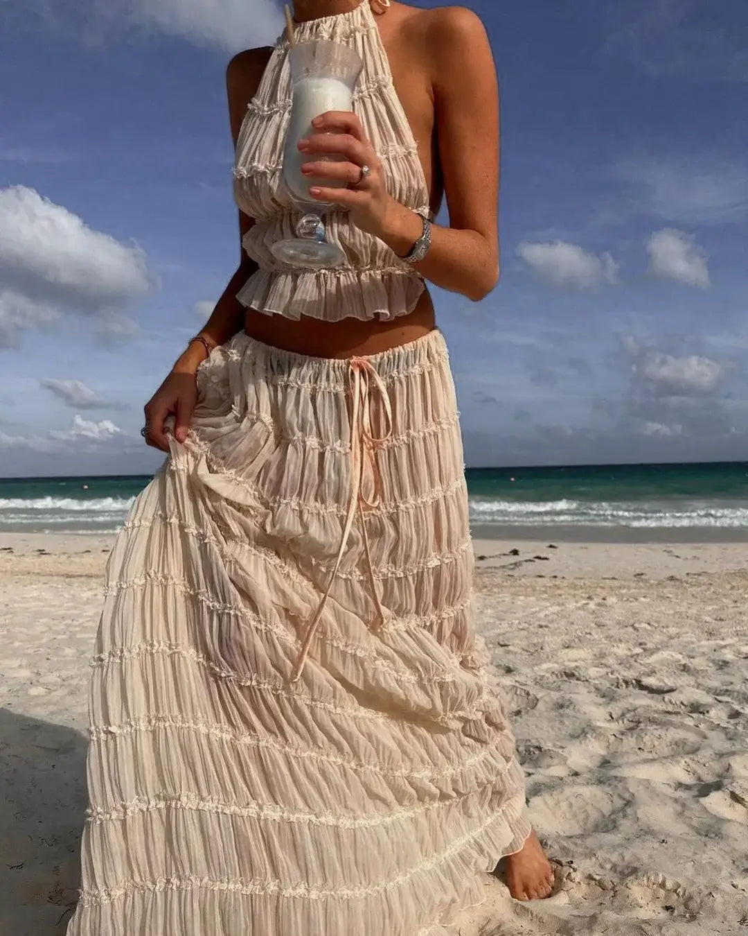 Beatrice | Bohemian Ruffle Set