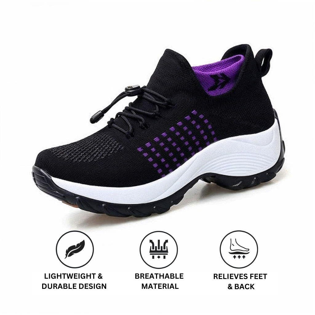 12-Hour Comfort Shoes for Heel & Plantar Fasciitis Relief (BOGO)