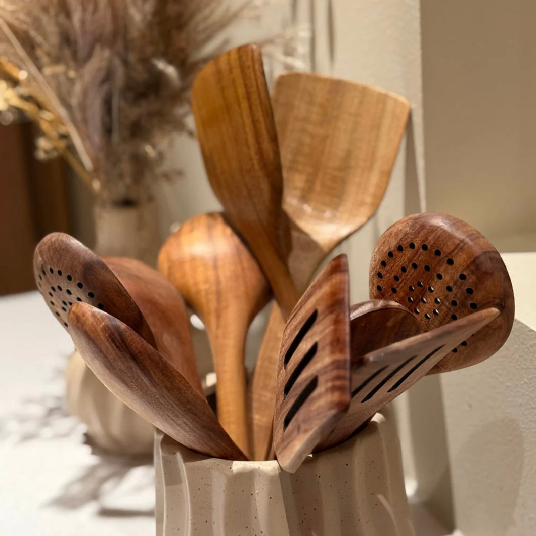 Kitchen Utensils Wood - Mediterranean