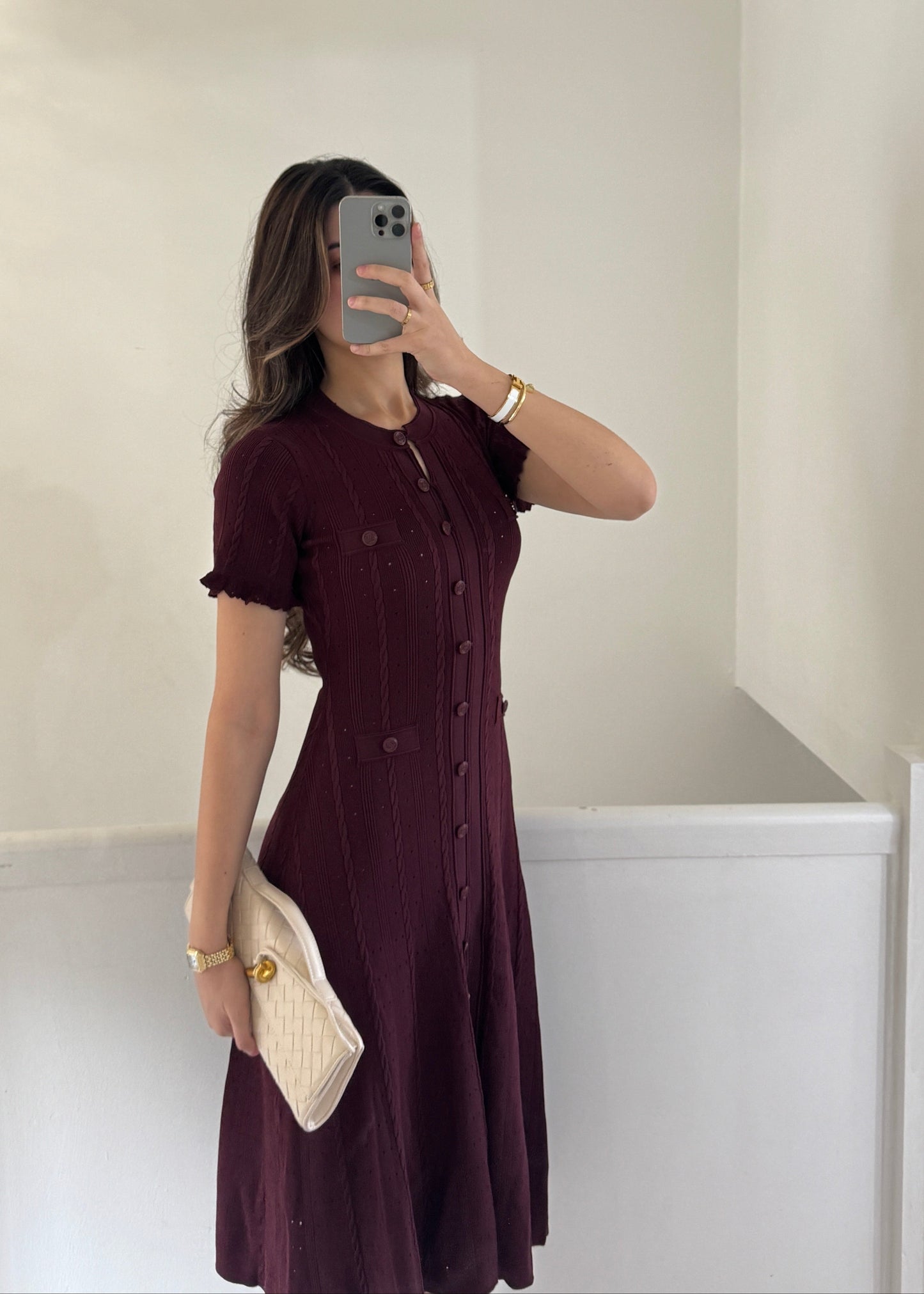 CLAIRE | Tweed Dress