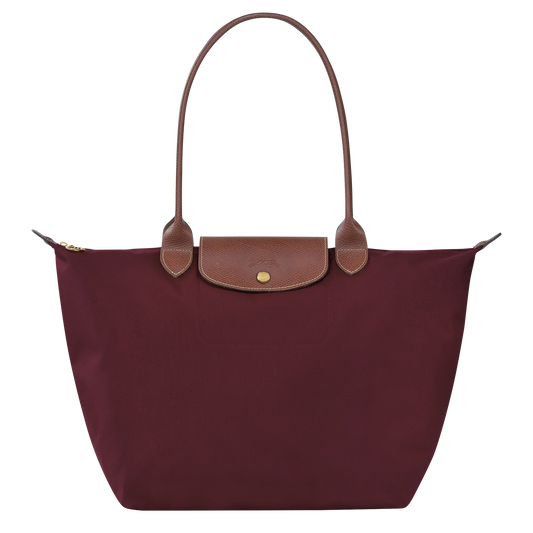 Large Pliage Tote, Burgundy