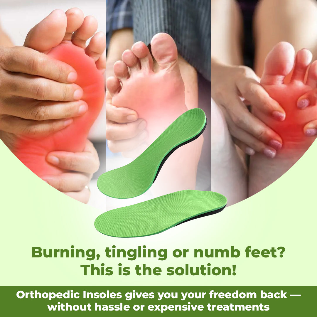 Orthopedic Insoles - Pain Relief and Shock Absorption