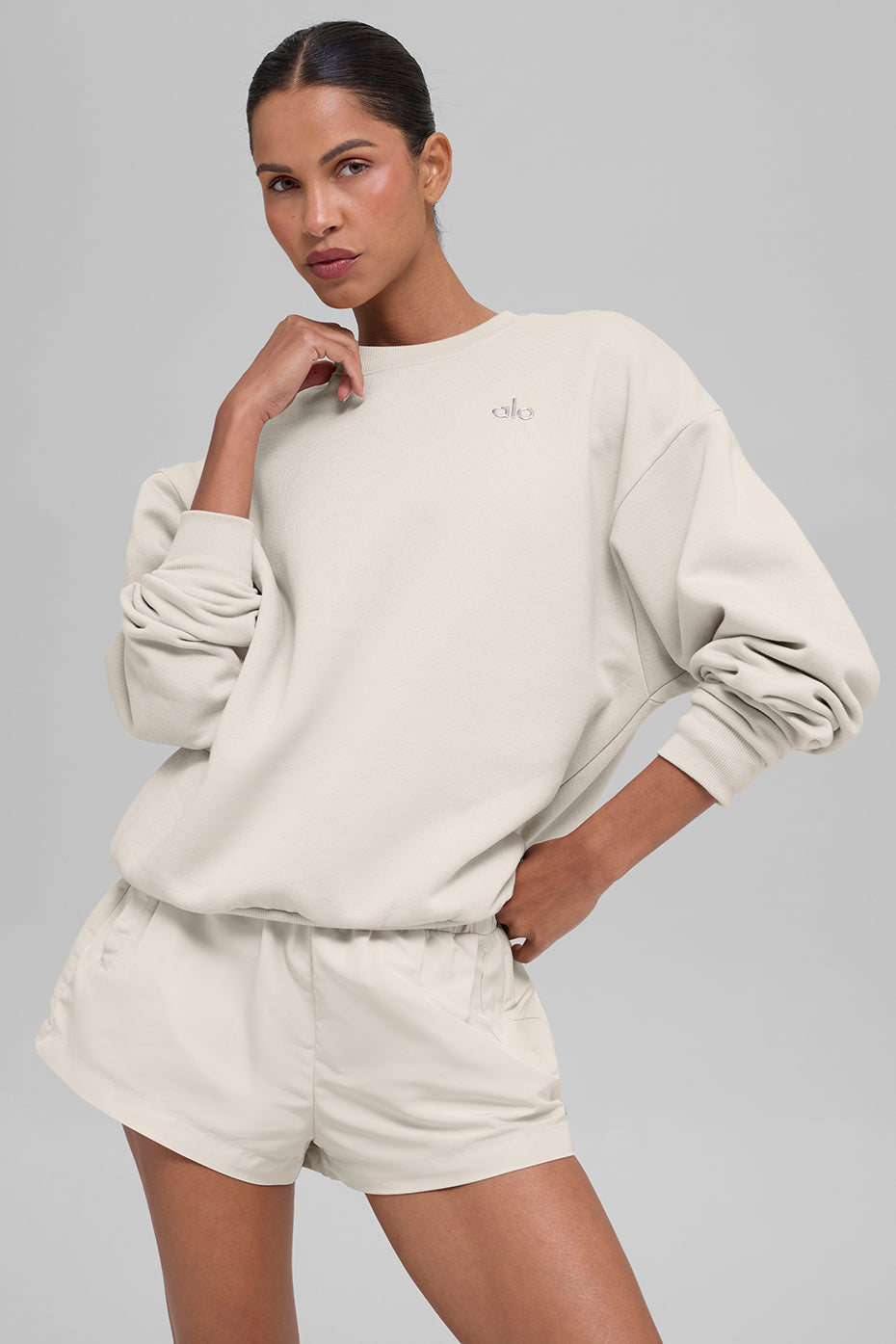 Accolade Crew Neck Pullover - Bone