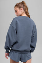 Accolade Crew Neck Pullover - Bluestone