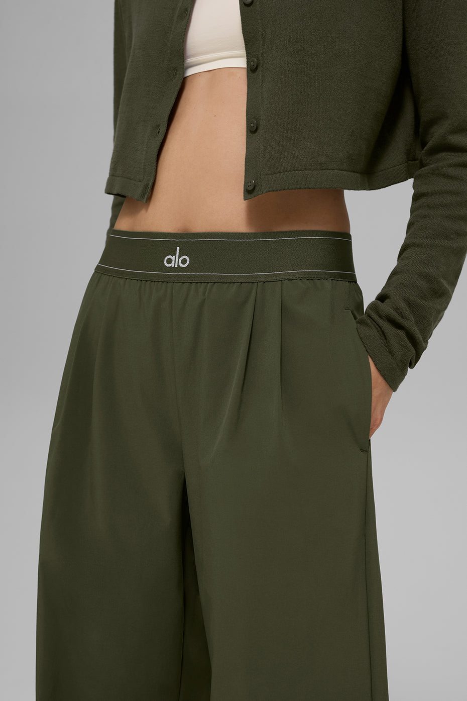 Suit Up Trouser (Regular) - Green Olive