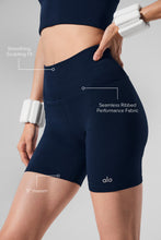 5" Seamless Ribbed Favorite Short - Navy