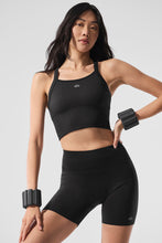 Seamless Ribbed Favorite Bra Tank - Black
