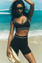 Airbrush Heart Throb Bra - Black/White