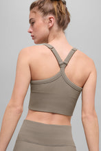 Seamless Ribbed Favorite Bra Tank - Light Cocoa