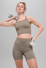 Seamless Ribbed Favorite Bra Tank - Light Cocoa