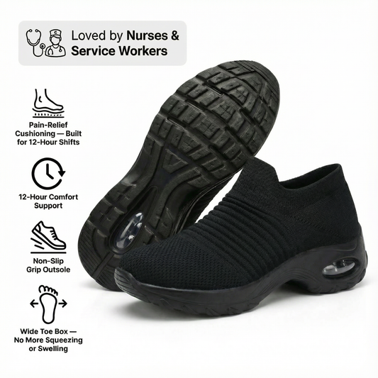 Breathable No-Tie Stretch Shoes
