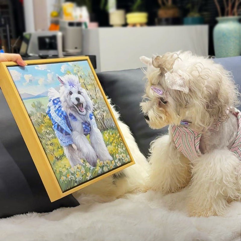 Custom Oil Painting Creative Pet Portrait