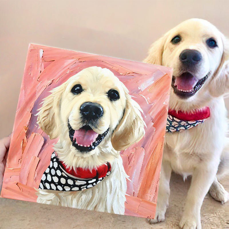 Custom Oil Painting Creative Pet Portrait
