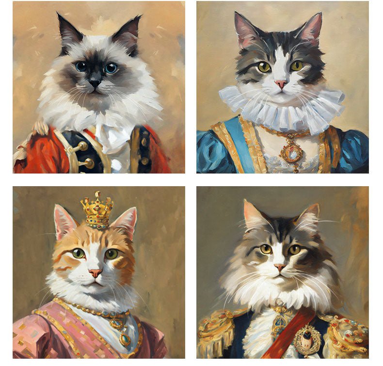 Custom Oil Painting Creative Pet Portrait