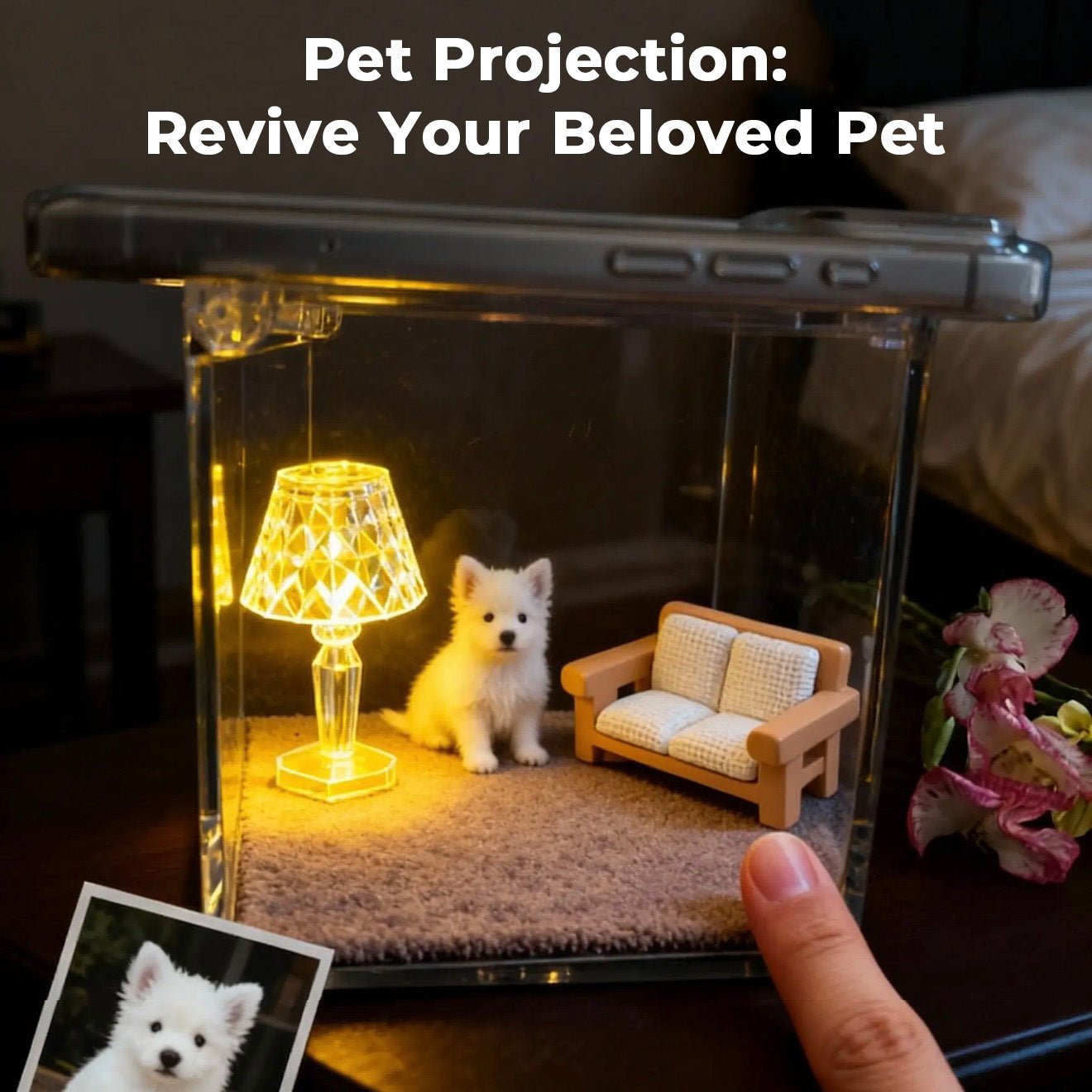 Custom Pet Holographic Memorial Box – DIY Pet Digital Shrine