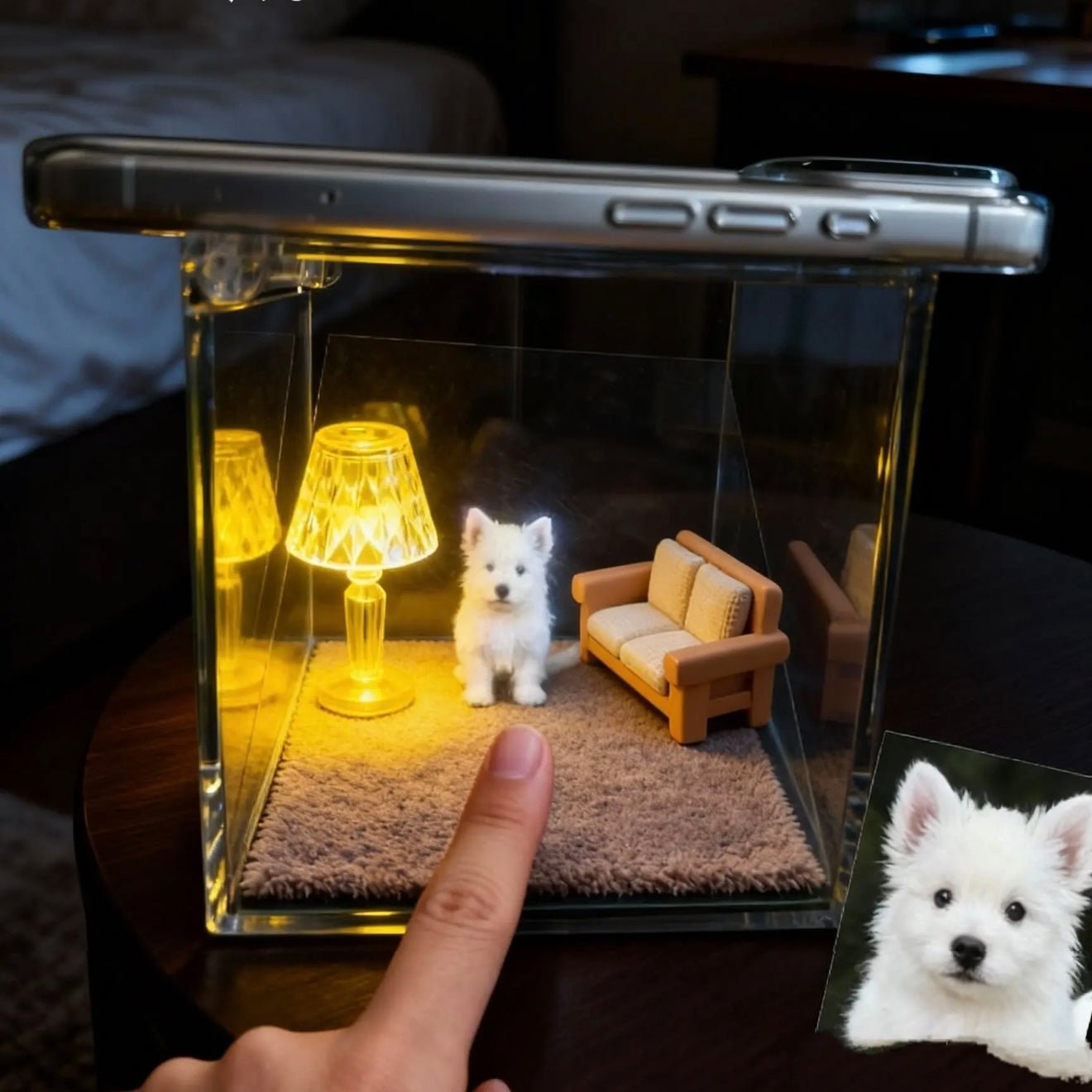 Custom Pet Holographic Memorial Box – DIY Pet Digital Shrine