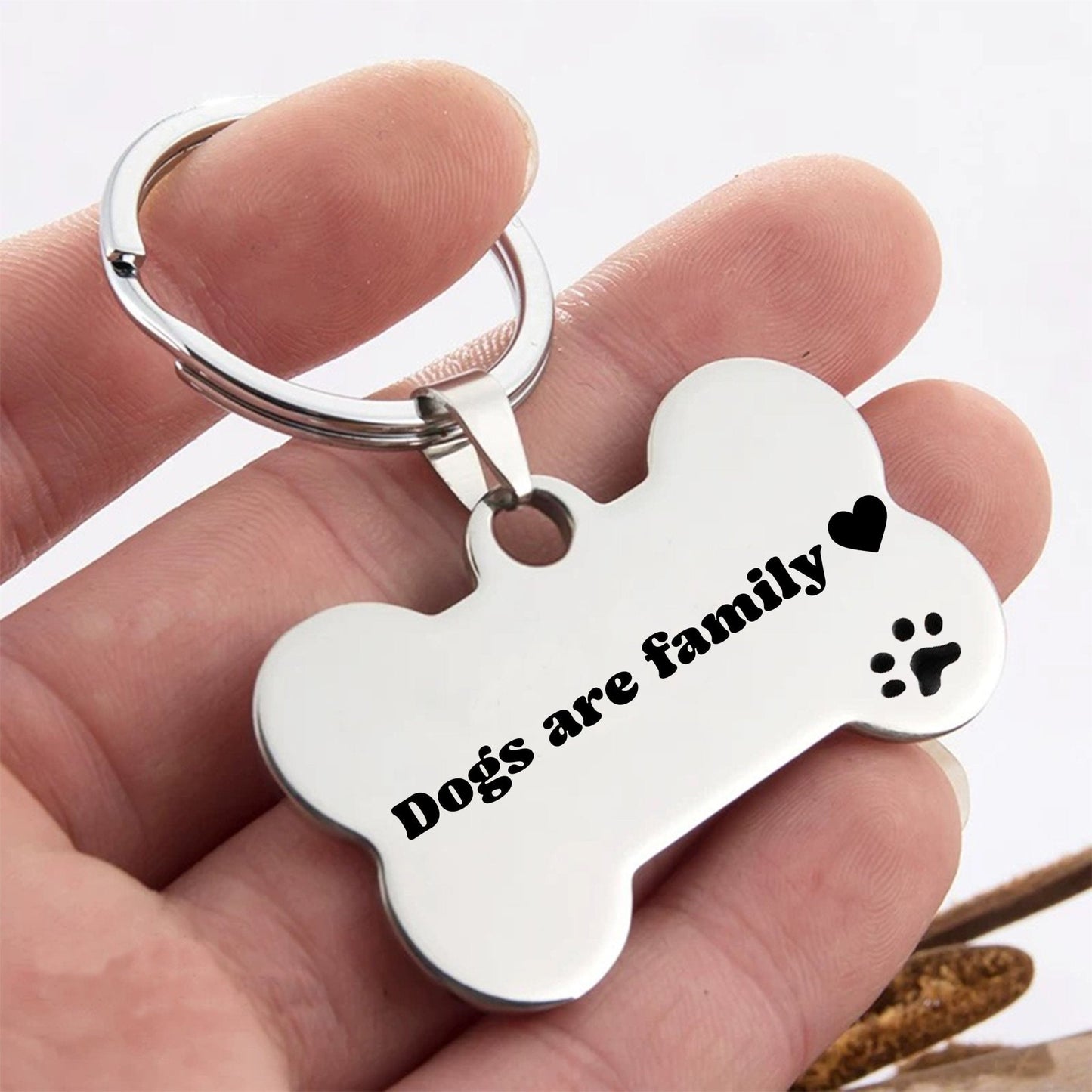 Dog Bone Keychain