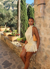 Gianna | Halter Lace Mini Dress