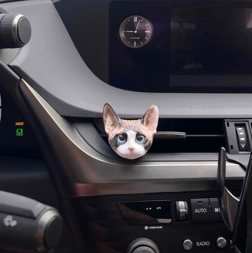 Magnetic Car Mount Clip for Pet Figurine