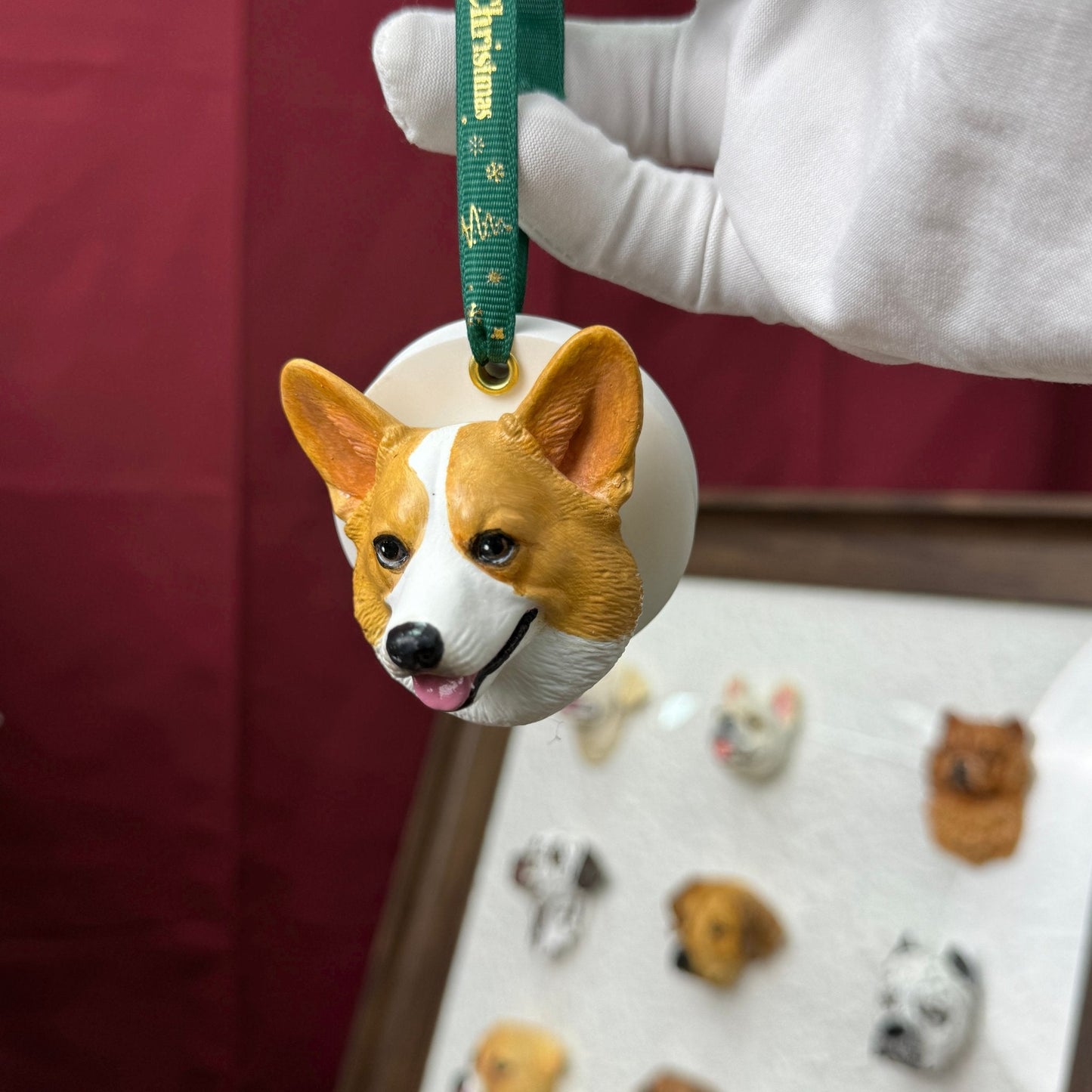 Magnetic Christmas Ornament Adapter for Pet Fridge Magnets