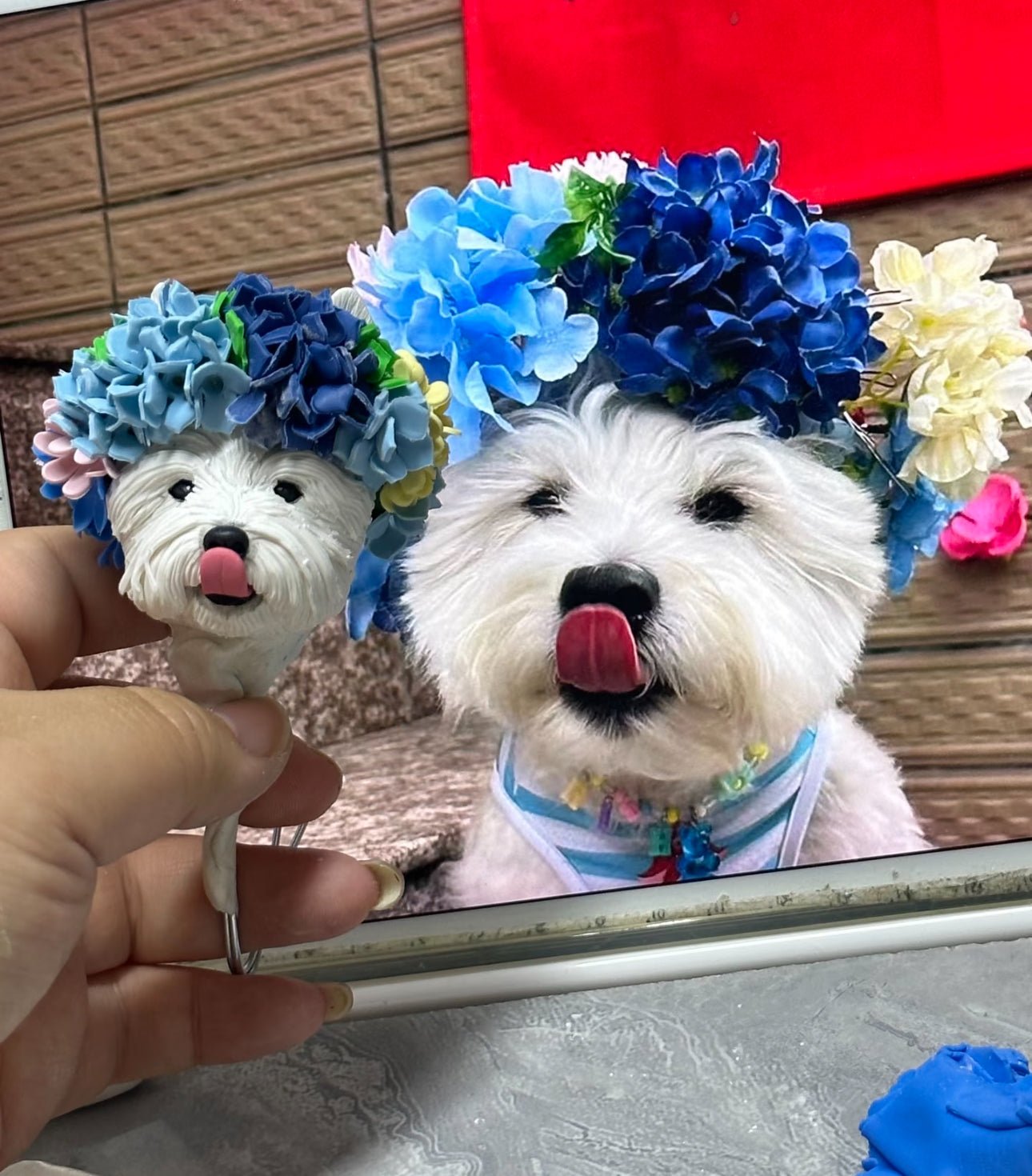 Handmade Personalized Full-Body Pet Figurine