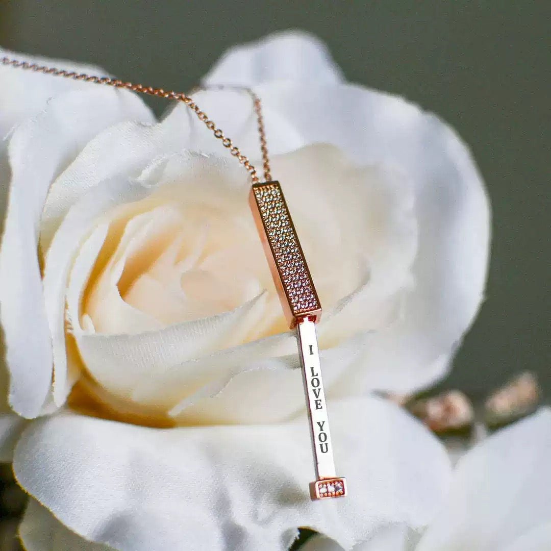 Personalized Hidden Message Bar Necklace™