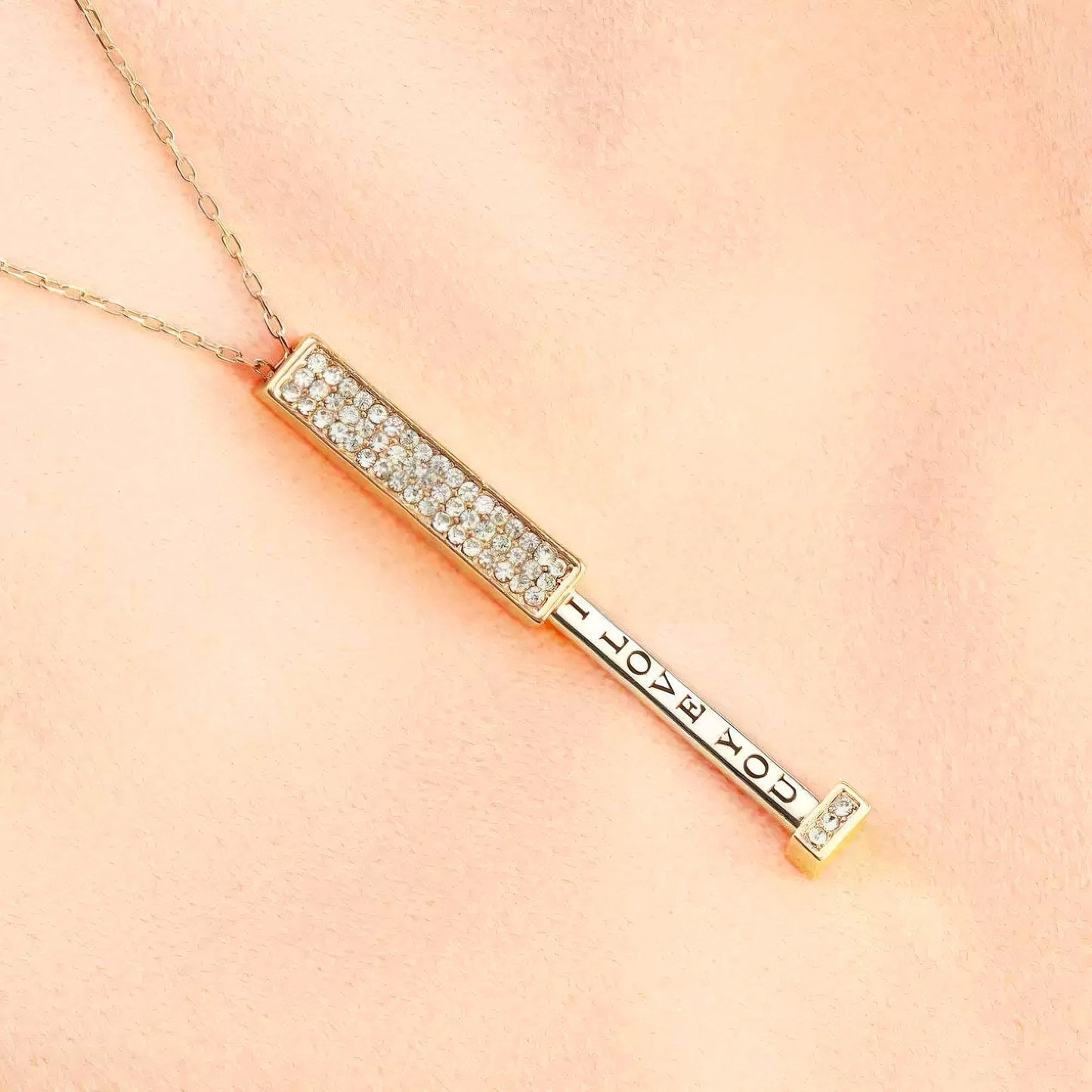 Personalized Hidden Message Bar Necklace™