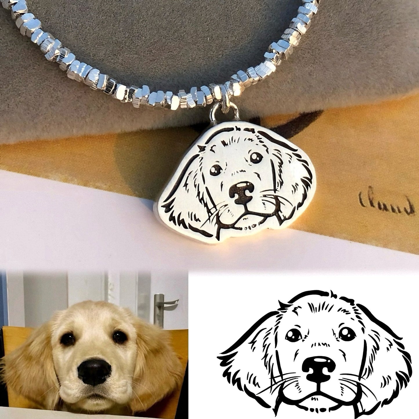 Personalized Life Like Pet Cutout Bracelet