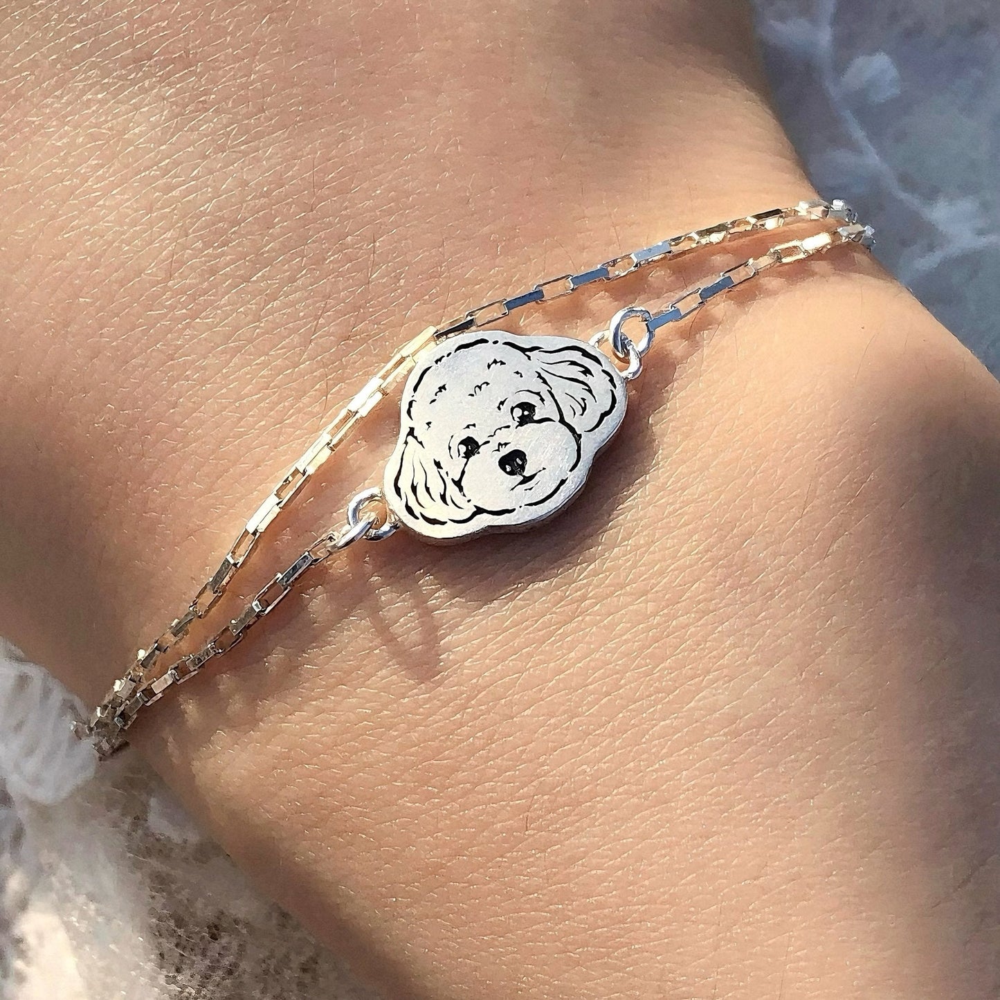 Personalized Life Like Pet Cutout Bracelet