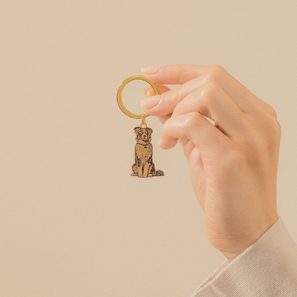 Personalized Life Like Pet Cutout Keychain™