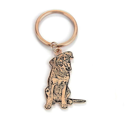 Personalized Life Like Pet Cutout Keychain™