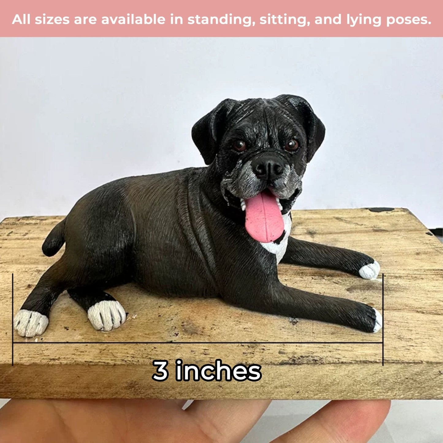 Handmade Personalized Full-Body Pet Figurine
