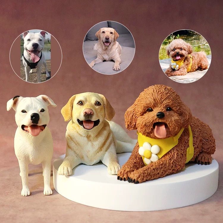 Handmade Personalized Full-Body Pet Figurine