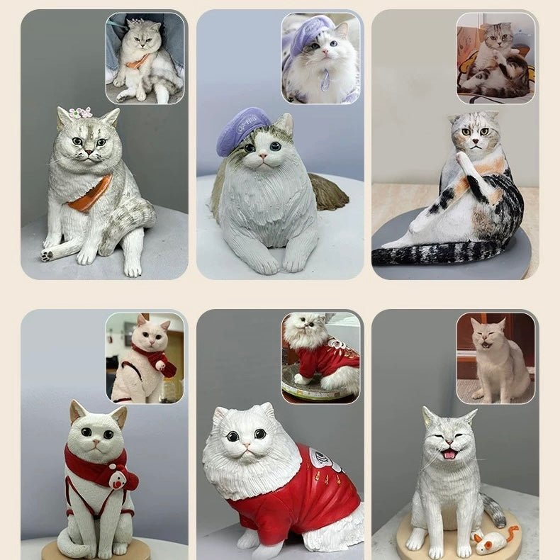 Handmade Personalized Full-Body Pet Figurine