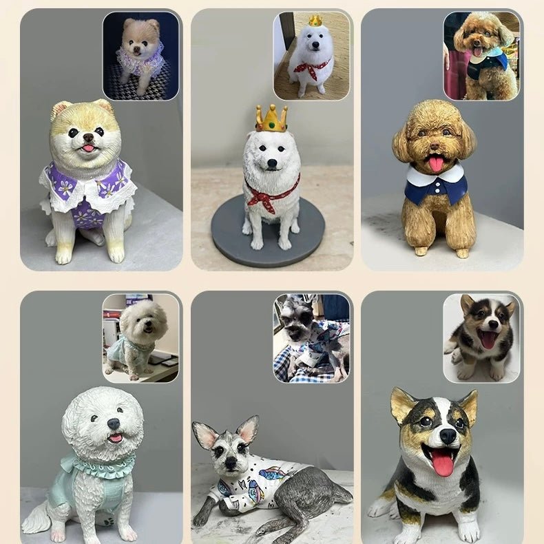 Handmade Personalized Full-Body Pet Figurine