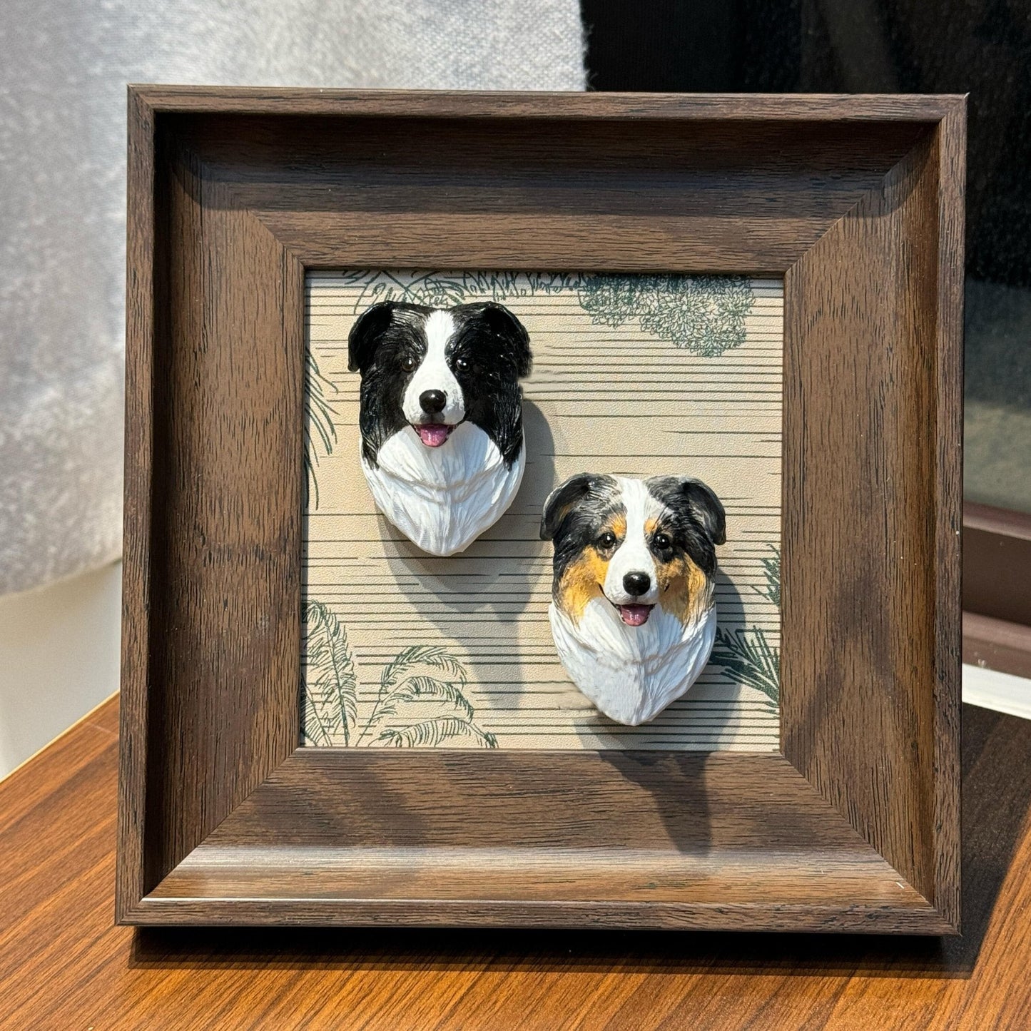 Hand-Engraved Custom Pet Head Fridge Magnet